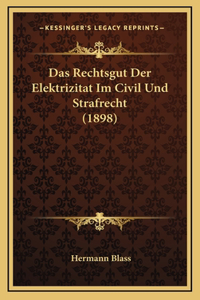 Rechtsgut Der Elektrizitat Im Civil Und Strafrecht (1898)