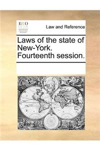 Laws of the state of New-York. Fourteenth session.