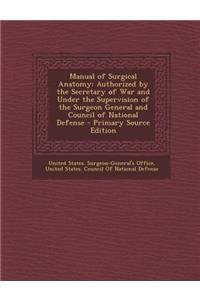 Manual of Surgical Anatomy