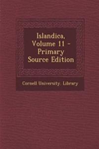 Islandica, Volume 11