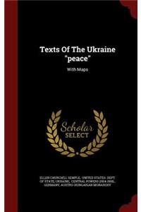 Texts Of The Ukraine peace