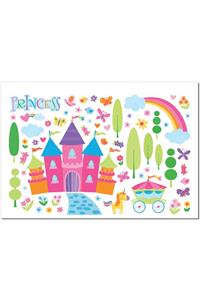 Enchanted Kingdom Peel & Stick Wall Decal Set (64 Removable Vinyl Wall Decals)