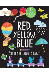 Red, Yellow, Blue Sticker and Draw