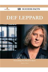 Def Leppard 158 Success Facts - Everything You Need to Know about Def Leppard