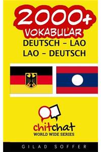 2000+ Deutsch - Lao Lao - Deutsch Vokabular