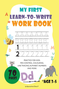 My first learn to write workbook