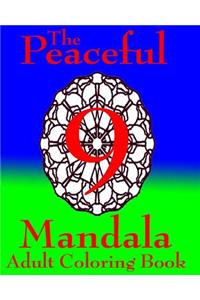 Peaceful Mandala Adult Coloring Book No. 9