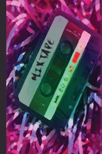 Mixtape Notebook, Journal Retro Cassette Tape Design