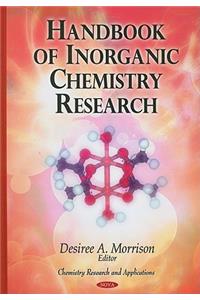 Handbook of Inorganic Chemistry Research