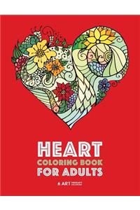 Heart Coloring Book for Adults