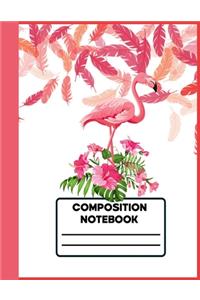 Pink Flamingo Composition Notebook