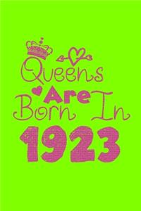 Queens Are Born In 1923 Notebook