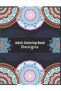 Adult Coloring Book Designs.