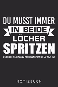 Du Musst Immer In Beide Löcher Spritzen