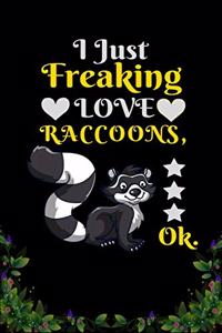 I Just Freaking Love Raccoons OK