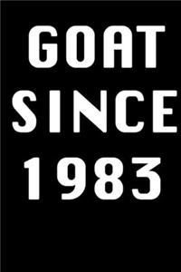 GOAT SINCE 1983 Notebook Birthday Gift