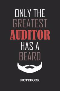 Only The Greatest Auditor Has A Beard Notebook