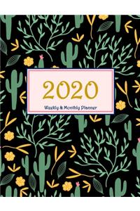 2020 Black Cactus Elements Planner