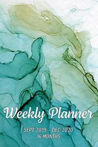 Weekly Planner Sept 2019 - Dec 2020 16 Month