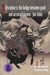 Discipline is the bridge between goals and accomplishment. - Jim Rohn