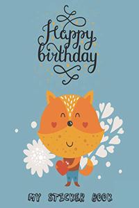 Happy Birthday My Sticker Book