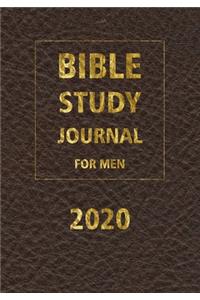 Bible Study Journal for men