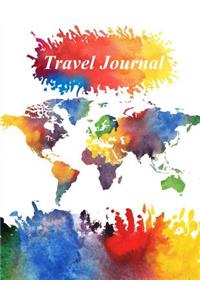Travel Journal Make Your World Colorful - Notes, Diary, Plans