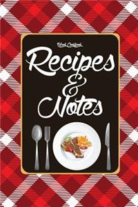 Blank Cookbook Recipes & Notes