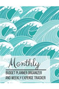 Monthly Budget Planner Organizer And Weekly Expense Tracker