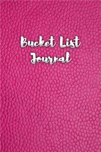 Bucket List Journal