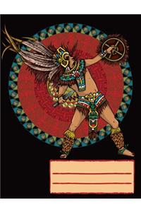 Aztec Warrior Composition Notebook