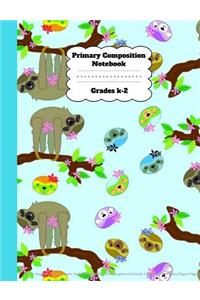 Primary Composition Notebook Grades K-2 Story Journal
