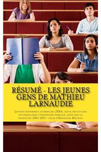 Résumé - Les jeunes gens de Mathieu Larnaudie