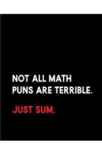 Not All Math Puns Are Terrible. Just Sum.