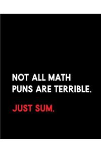 Not All Math Puns Are Terrible. Just Sum.