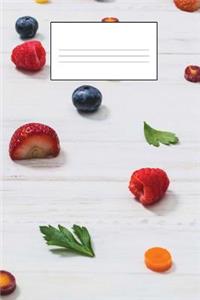Fruits Blank Paper Book - Eat The Rainbow