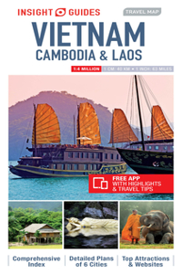 Insight Guides Travel Map Vietnam, Cambodia & Laos