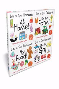 LOTS TO SPOT FLASHCARDS 4 BOX SET