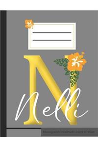 N Nelli Monogramm Notizheft Liniert 60 Blatt