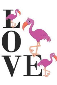 Love: Flamingos, 2019 Weekly Planner Weekly Planner /Engagement Book. This 12 Month Diary Contains a Week Per Page Including Weekly To-Do Lists Plus 2019 Personal Goals, Pages for Your Own Notes, Inspirational Quotes, Contacts Lists and a Calendar