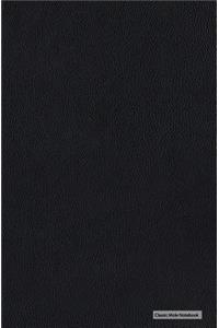 Classic Mole Notebook - Faux Black Leather (Lined Journal)