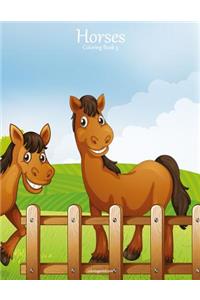 Horses Coloring Book 3