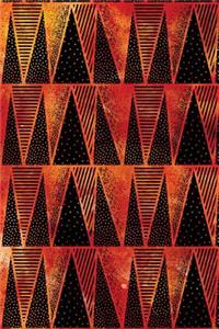 Bullet Journal Notebook Abstract Triangles Pattern 5