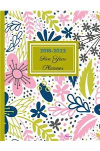 2018 - 2022 Begonia Five Year Planner