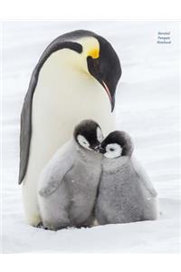 Unruled Penguin Notebook