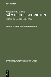 Gutachten Und Satzungen