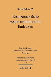 Ersatzanspruche wegen immaterieller Einbußen