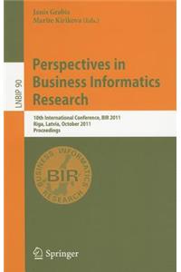 Perspectives in Business Informatics Research