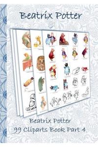 Beatrix Potter 99 Cliparts Book Part 4 ( Peter Rabbit )
