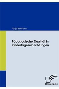 Pädagogische Qualität in Kindertageseinrichtungen
